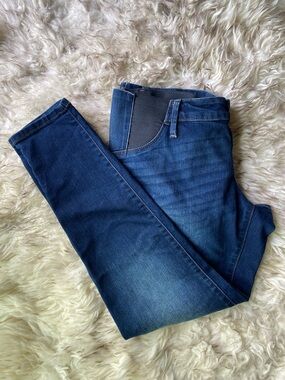 Dark Blue Skinny Maternity Jeans | Size 10/30R